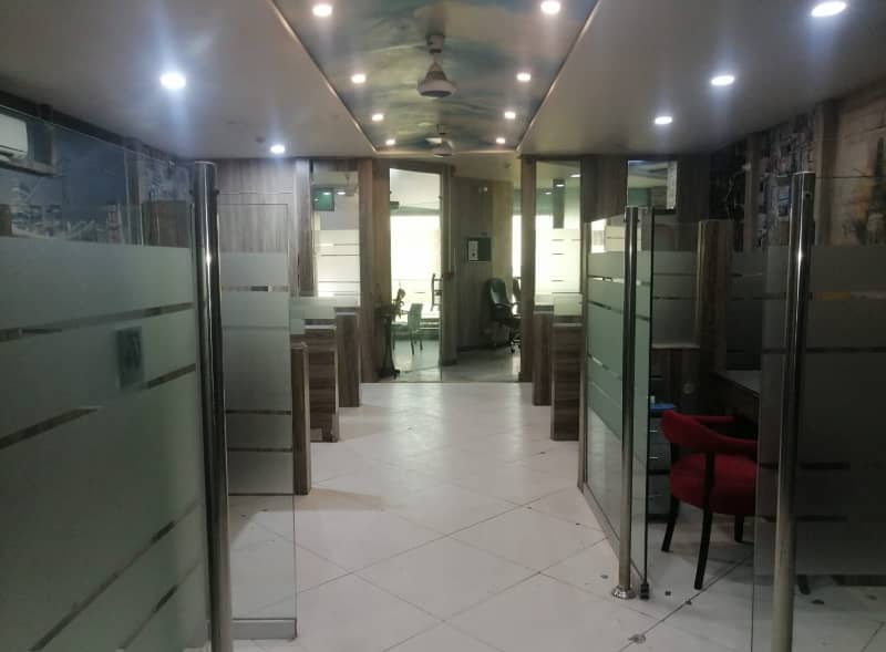 8 Marla First Floor Office Fully Furnished for Rent in DHA Lahore Phase 3 Y Block 3