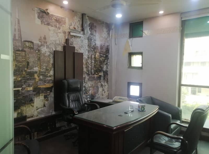 8 Marla First Floor Office Fully Furnished for Rent in DHA Lahore Phase 3 Y Block 6