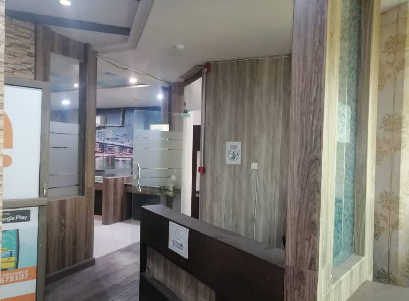 8 Marla First Floor Office Fully Furnished for Rent in DHA Lahore Phase 3 Y Block 11