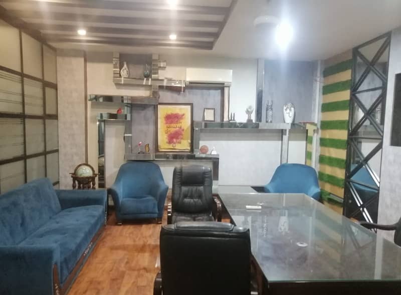 8 Marla First Floor Office Fully Furnished for Rent in DHA Lahore Phase 3 Y Block 16