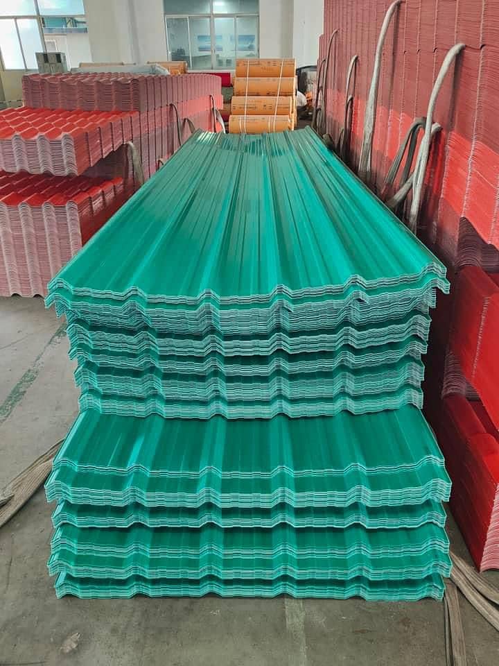 Upvc sheet/Plastic Sheet/Roofing sheet/kaprail sheet/Fiber glass shee 6