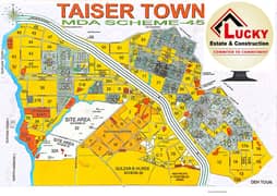 120 Sq. Yd. Back 150ft Road Shahrah-e-Taiser Road Sector 74/2 Taiser Town Phase-1, Khi.