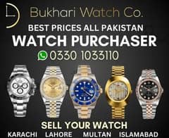 we purchase watches Rolex Omega Cartier Vacheron AP Hublot Piaget Gold