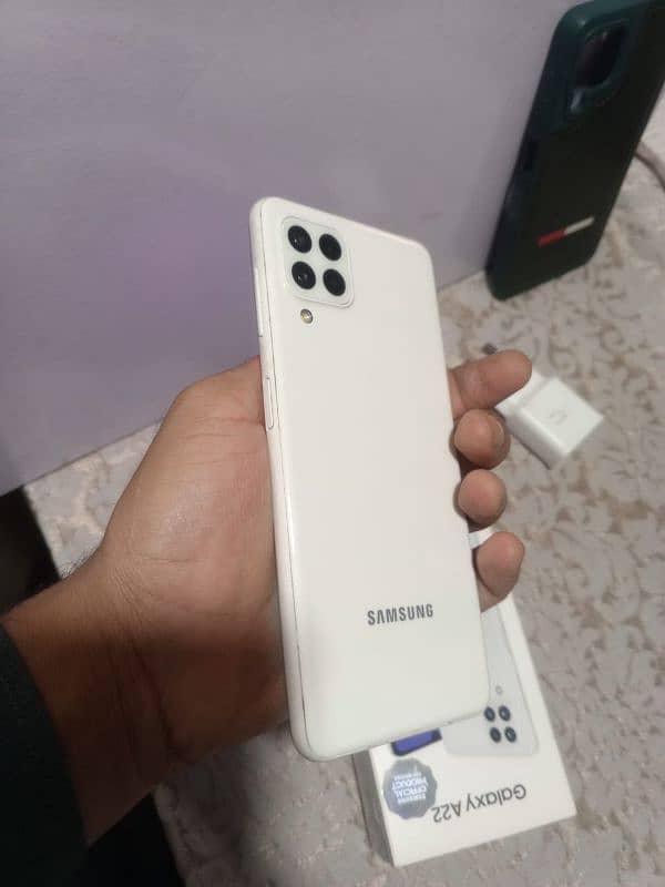 Samsung galaxy a22 white color 6/_128 2