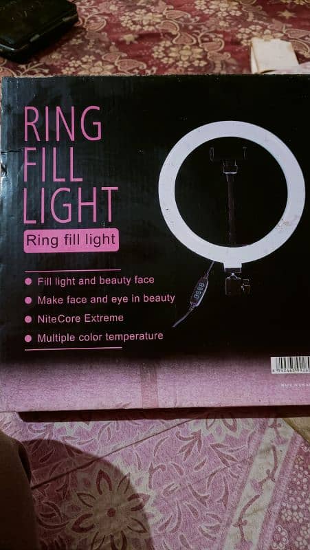 Ring Light 10" inch New Condition only 1200/- 2