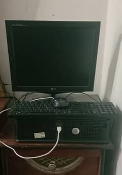 Dell full setup core 2 duo, 4gb ram, 250gb Hard