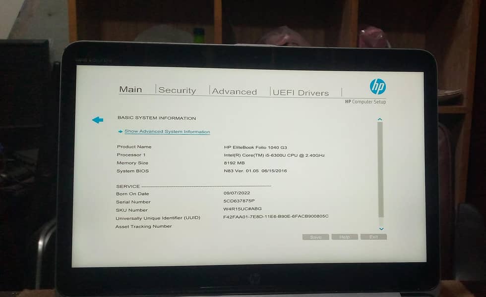 HP EliteBook Folio 1040 G3 Core i5 6th Gen 8GB 256GB SSD Touch 0