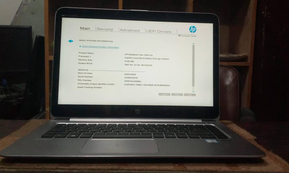 HP EliteBook Folio 1040 G3 Core i5 6th Gen 8GB 256GB SSD Touch 1