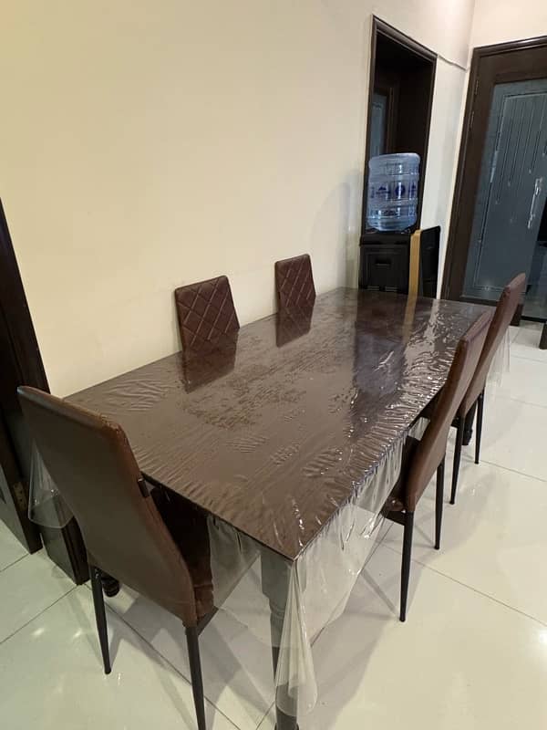 Interwood dining table with 6 chairs 1