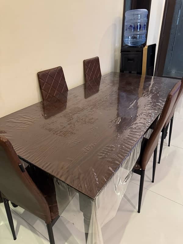 Interwood dining table with 6 chairs 4