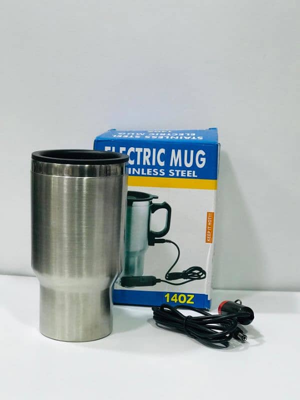 electric car mug (stainless steel) 12V 2