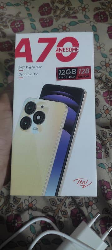 sell my new itel A70  4/128 2024 1