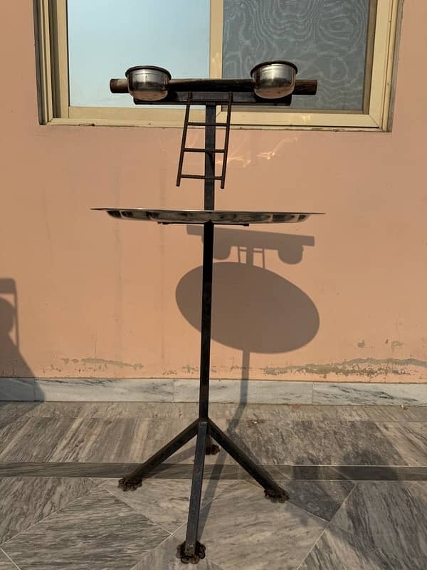 Tame parrot stand for sale. 2