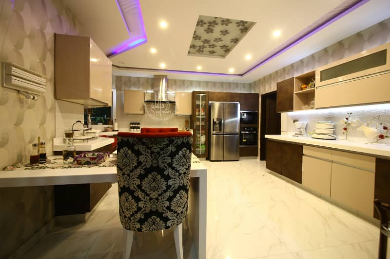 02 Kanal Most Beautiful Fully Furnished Luxury Modern Design House For Rent In Dha Phase 8 Parkview Top Location 20