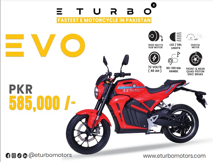 Electric Bike - E turbo Evo Pulsar - Velectra EV Bikes Bolt Velocity 6