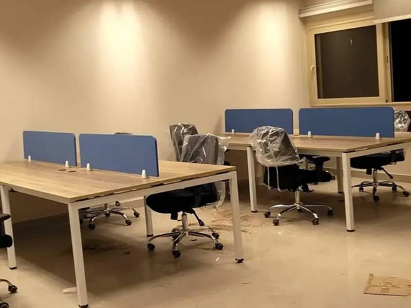 Work station for four person (We are manufacturer of office fernitur) 2