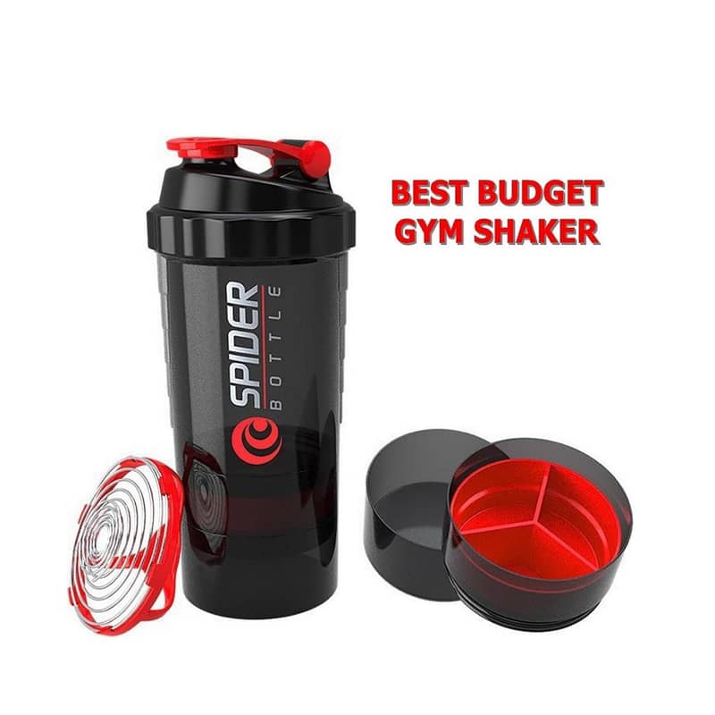 Strauss 500ml Protein & Multi-Purpose Shaker Bottle 5