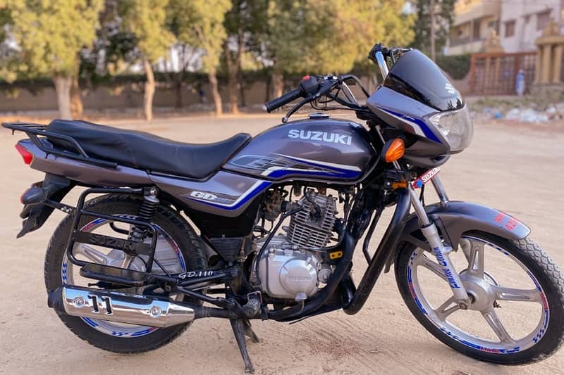 SUZUKI GD 110 2020 Karachi no Self start Alloyrim 0