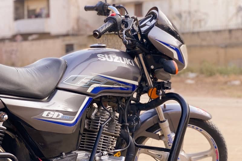 SUZUKI GD 110 2020 Karachi no Self start Alloyrim 5