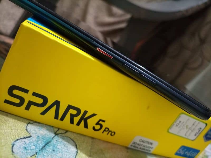 tecno spark 5 pro with box 1