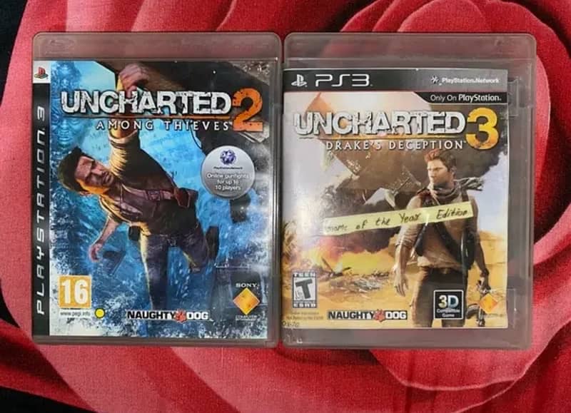 ps3 games cds ech 600 call of duty gran uncharted 1