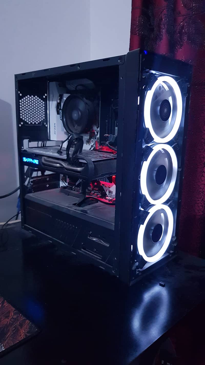 RYZEN 2600 GAMING PC WITH RX 580 4GB GRAPHIC CARD 0