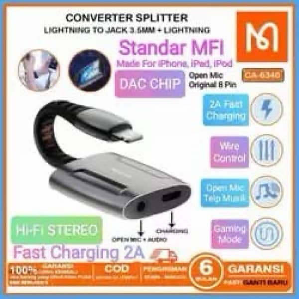 iphone converter splitter  new 1