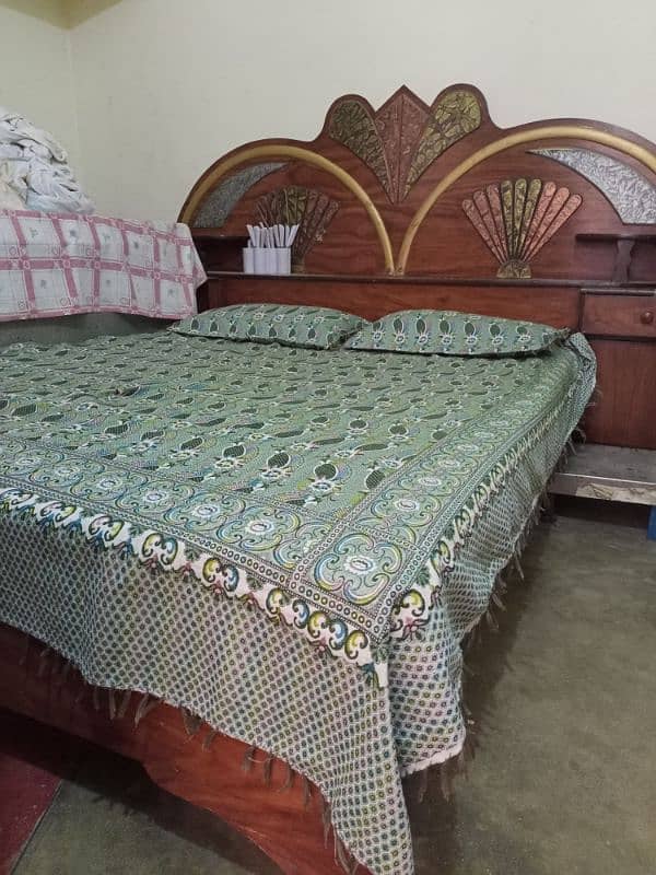 double bed for sale with matrix 1