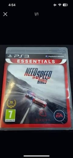 need for speed rival ps3 cd