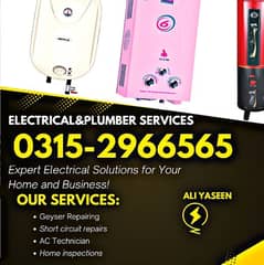 Geyser Repair and AC Technician service in Lahore