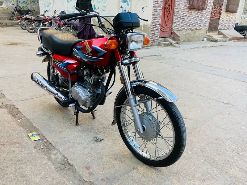 Honda CG 125 Karachi number 2024 model 1