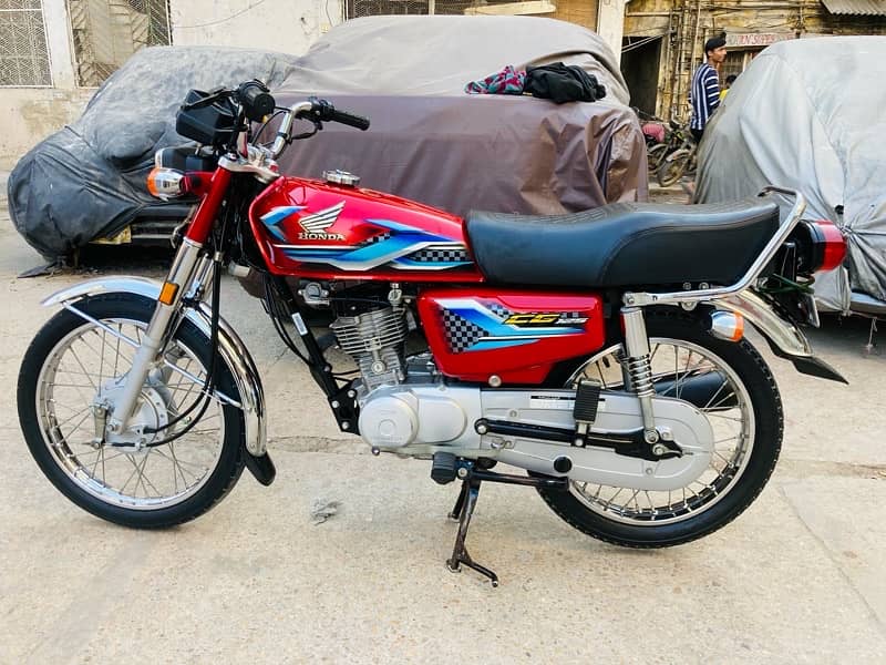 Honda CG 125 Karachi number 2024 model 2