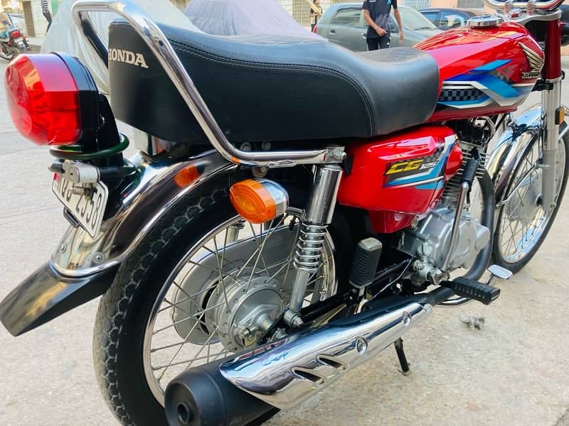 Honda CG 125 Karachi number 2024 model 14