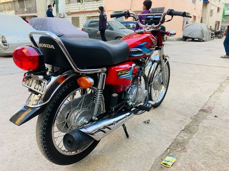 Honda CG 125 Karachi number 2024 model 17