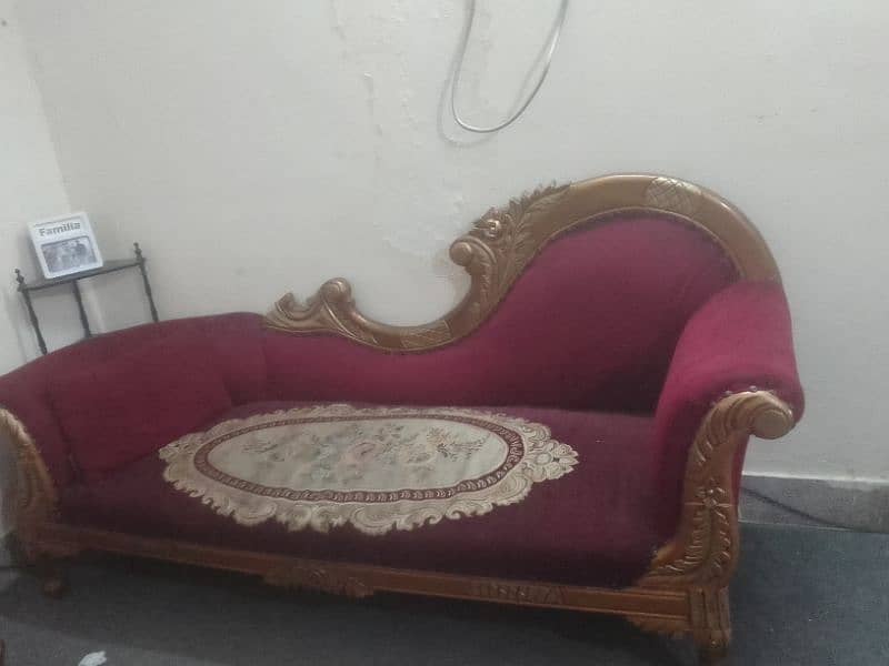 3 seater chinioti wooden dewan for sale 0