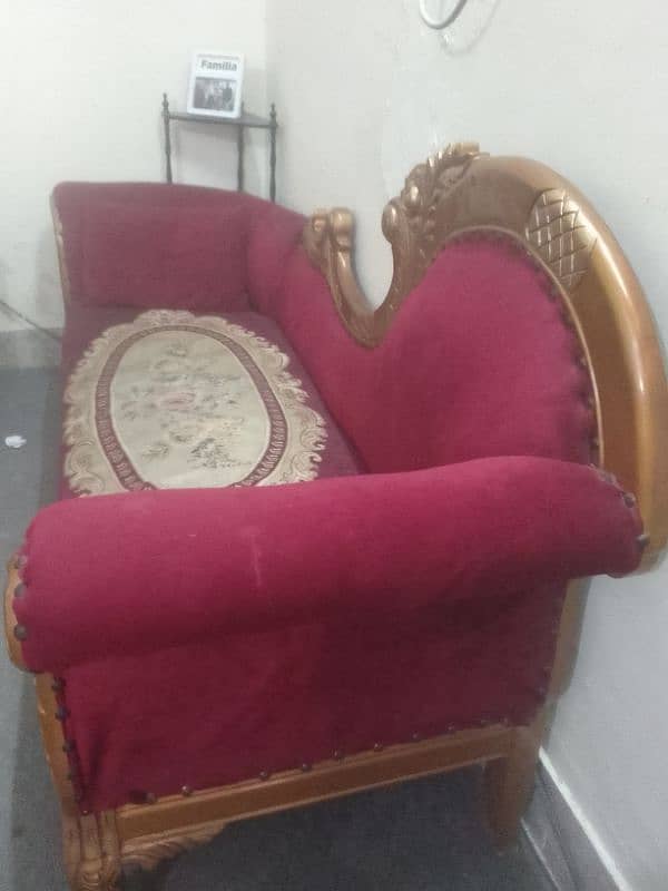 3 seater chinioti wooden dewan for sale 1