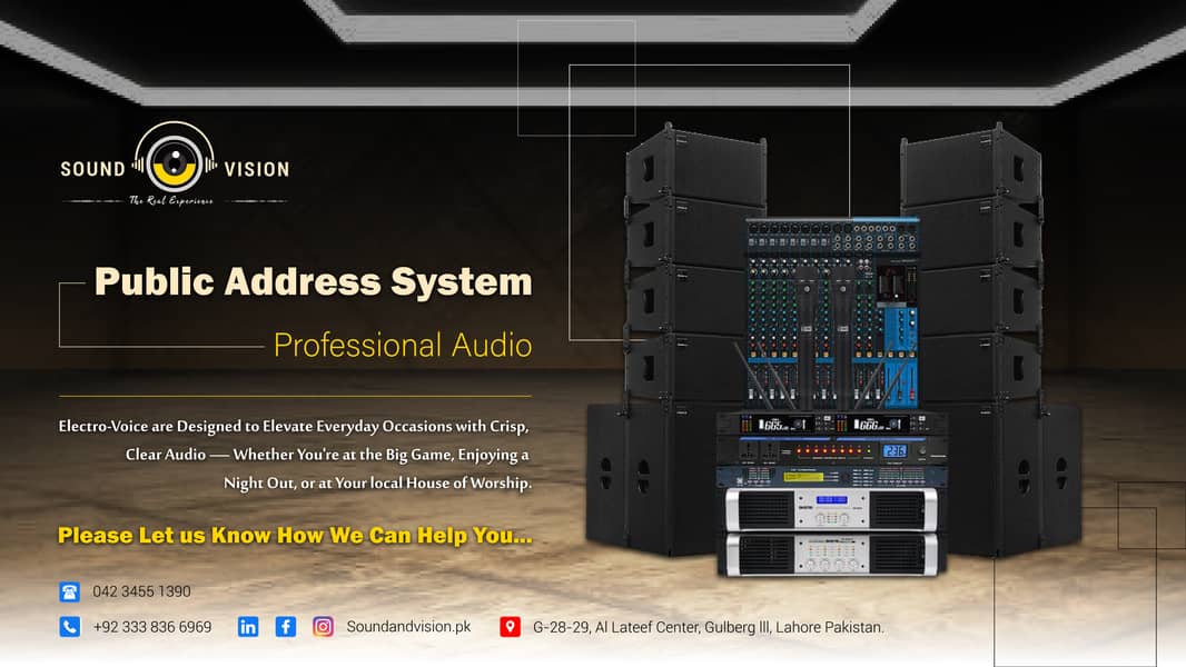 Conference System, Public Address System, Microphone, Sounds System, 0