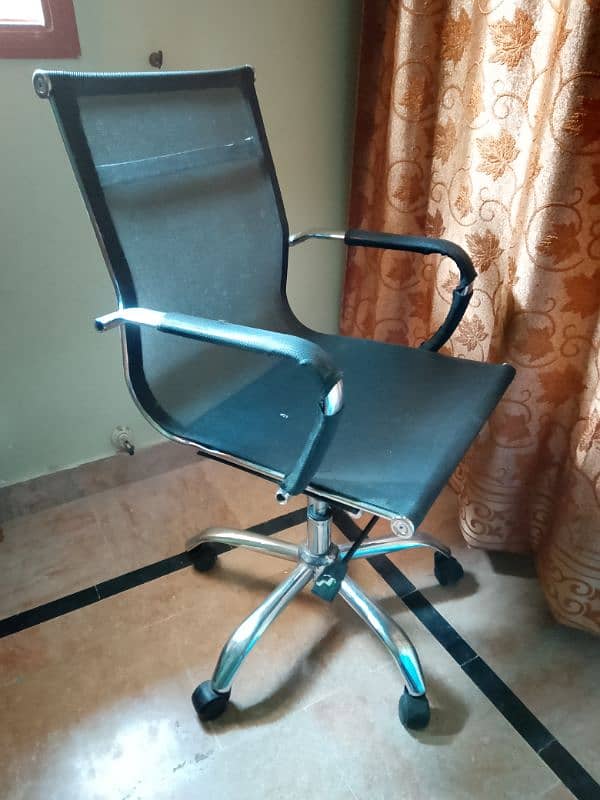 steel chair for the office with black color / computer chair 9