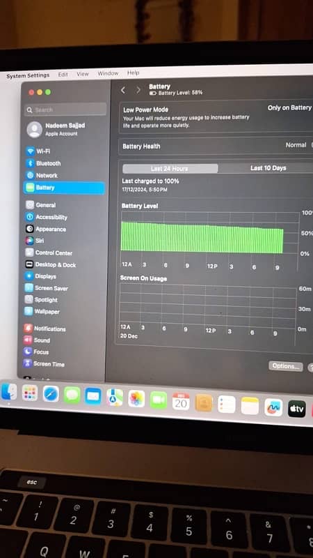 macbook pro 15''inch 2018 touch bar 2