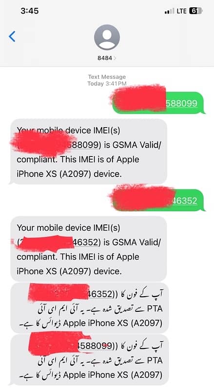 iPhone XS Dual PTA Approved 64gb 7