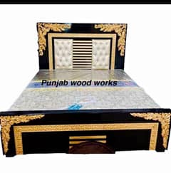 bed/King size bed/Dressing table/Bed set/Wooden bed/Furniture