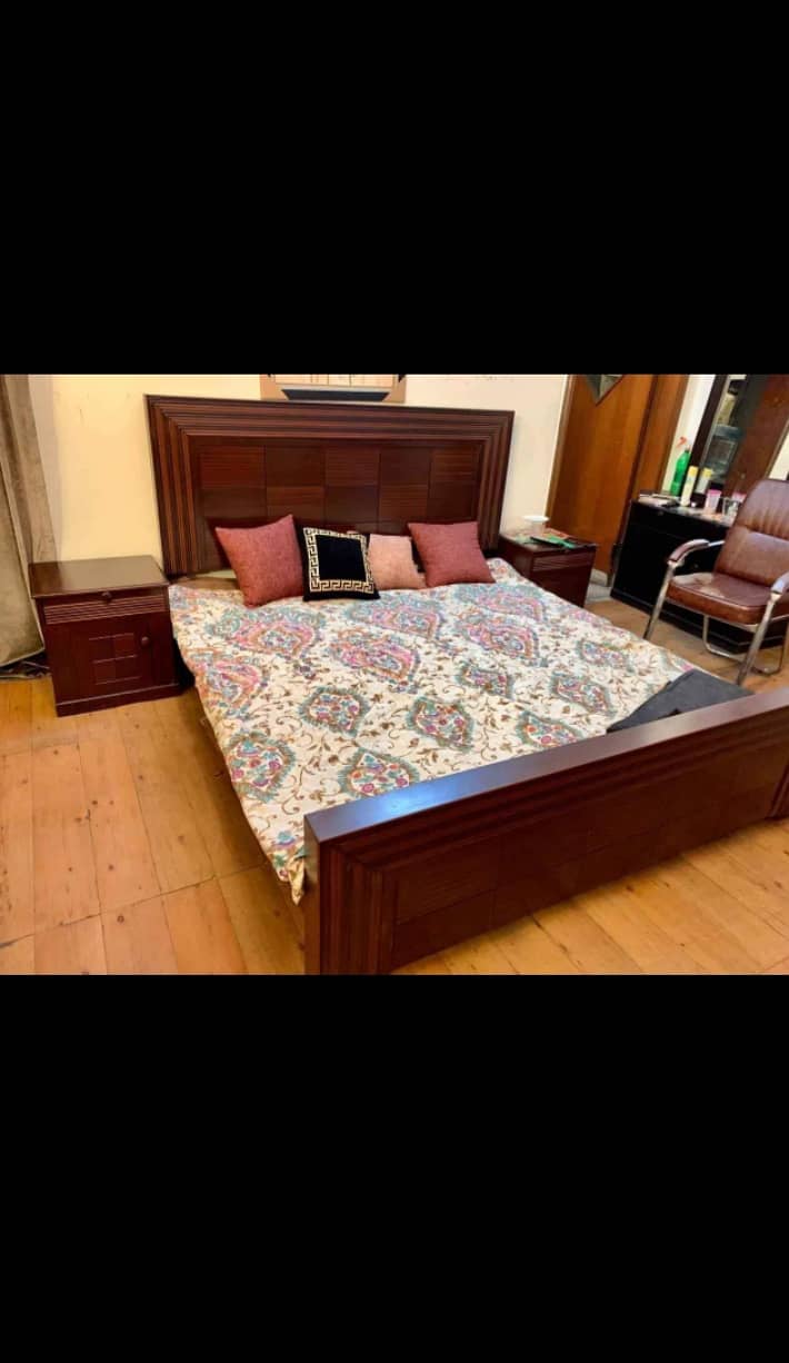 bed/King size bed/Dressing table/Bed set/Wooden bed/Furniture 8