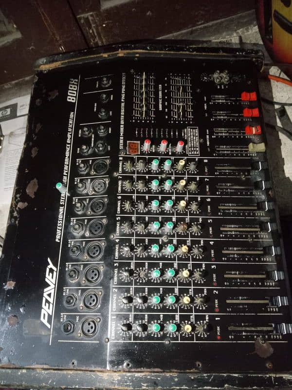 Imran 8 channel power mixer professional 808x double power 3