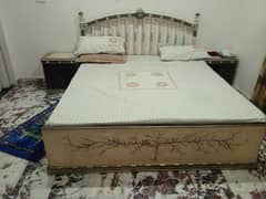 Bed Set with two side tables