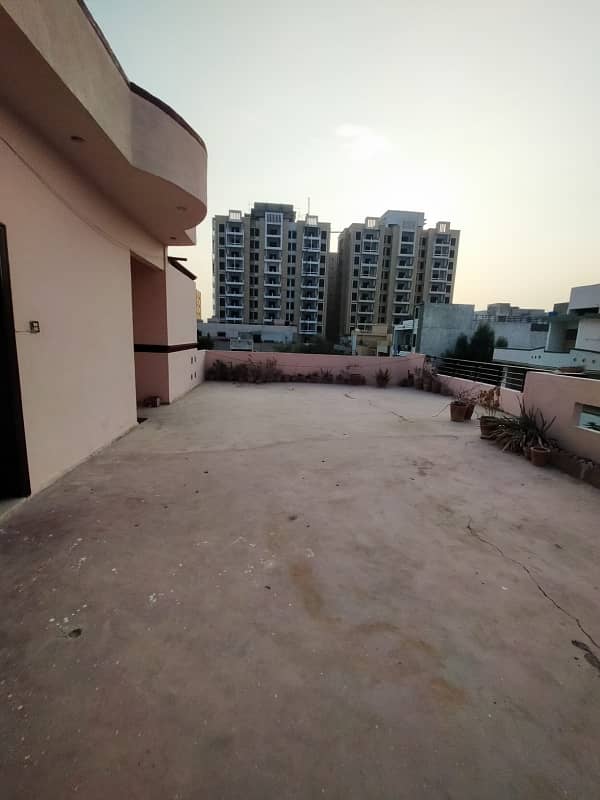 240 Square Yards Second Floor Portion with Roof On Rent Block 3a Jauhar 11