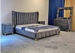 bed/King size bed/Dressing table/Bed set/Wooden bed/Furniture