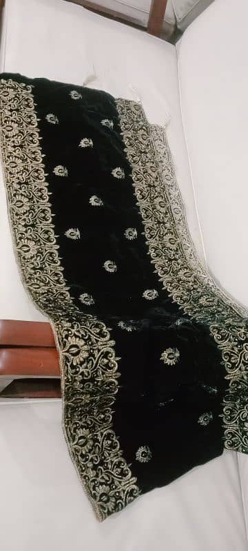 new condition shairwani with kula and shawl. 5