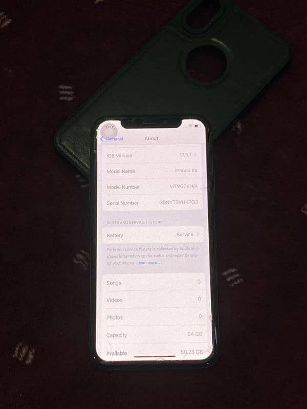 iPhone Xs Dual PTA Approved 64gb 6