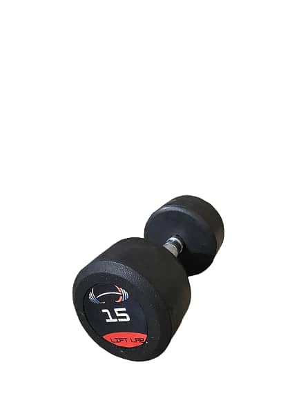 New Rubber Coated dumbells 1,2,3,4,5,6,8,10,12,15 KGs available on COD 11