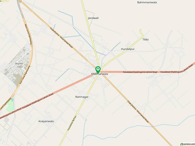 One Acre Commercial Land On Sadaqat Textile To Sahianwala Road Faisalabad 0